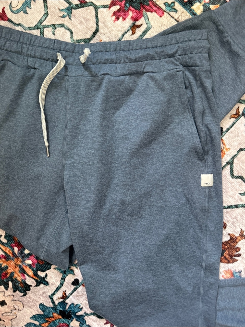 Vuori Performance Jogger Blue Grey Soft Comfy Womens Size XS